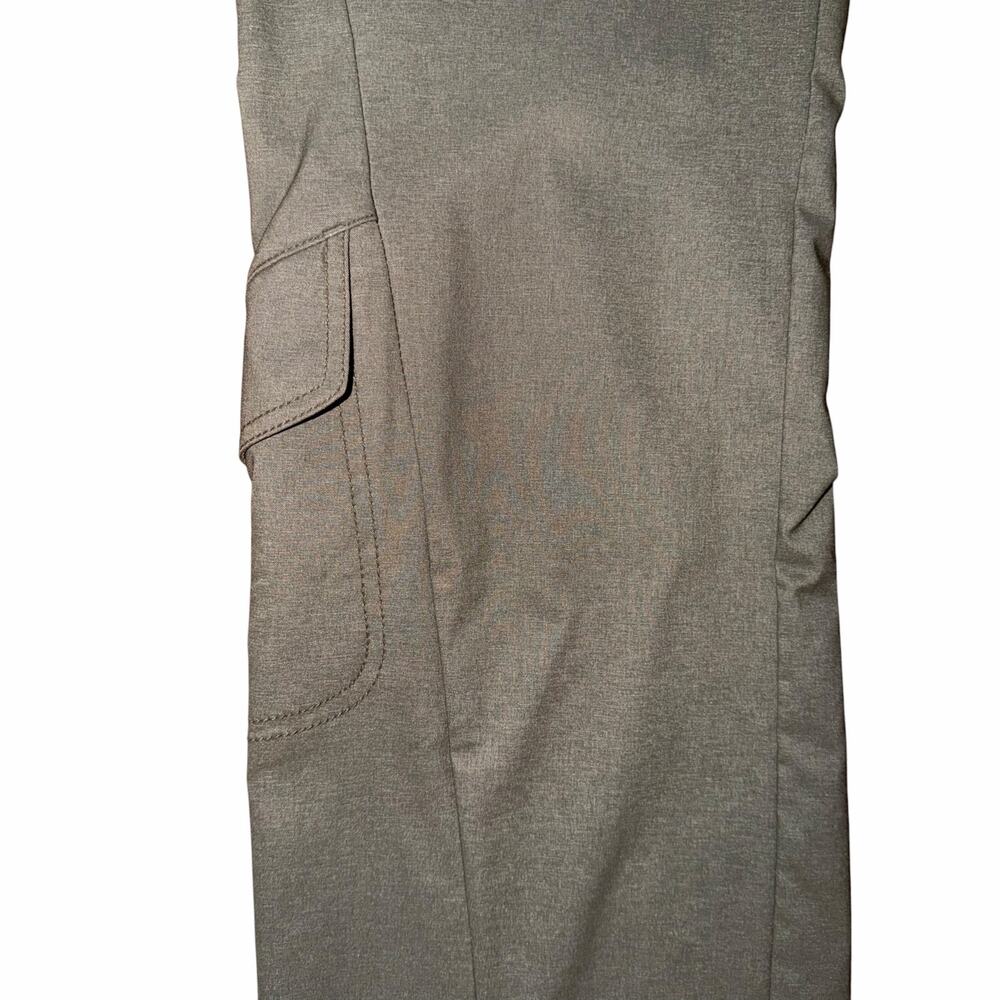 Athleta Heathered Low Rise Dipper Utility Cargo Pants Falcon Heather 4 - Picture 6 of 12